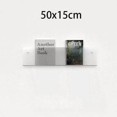 Magazine Holder Wall-Mounted Acrylic Space-Saving