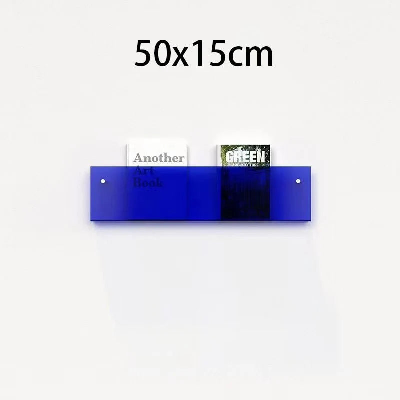 Magazine Holder Wall-Mounted Acrylic Space-Saving
