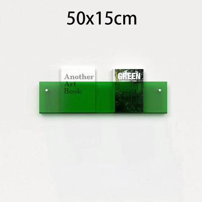 Magazine Holder Wall-Mounted Acrylic Space-Saving