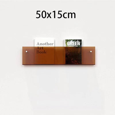 Magazine Holder Wall-Mounted Acrylic Space-Saving