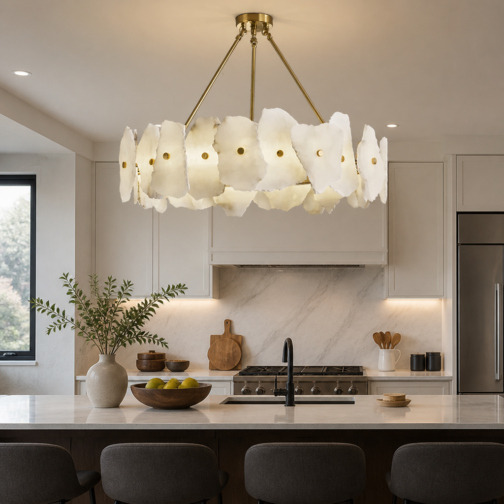 Marble LED Multi-Sphere Pendant Light