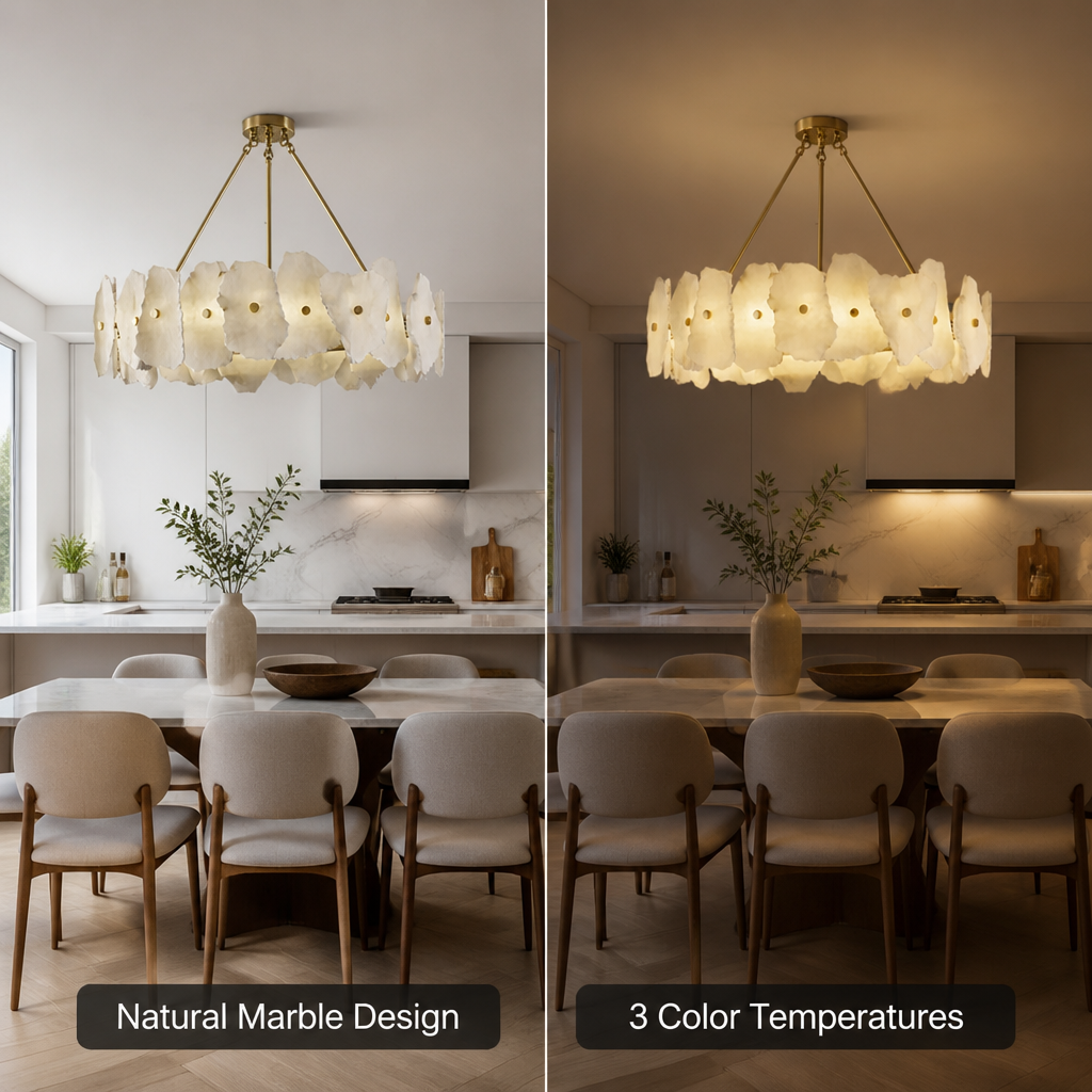 Marble LED Multi-Sphere Pendant Light