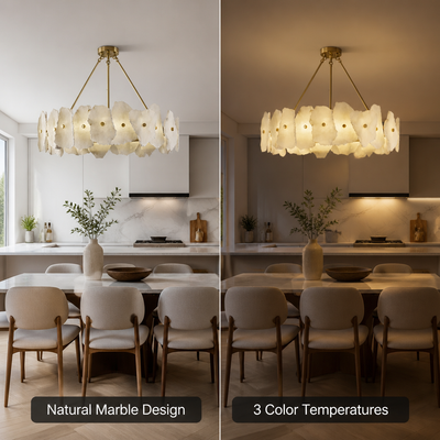 Marble LED Multi-Sphere Pendant Light