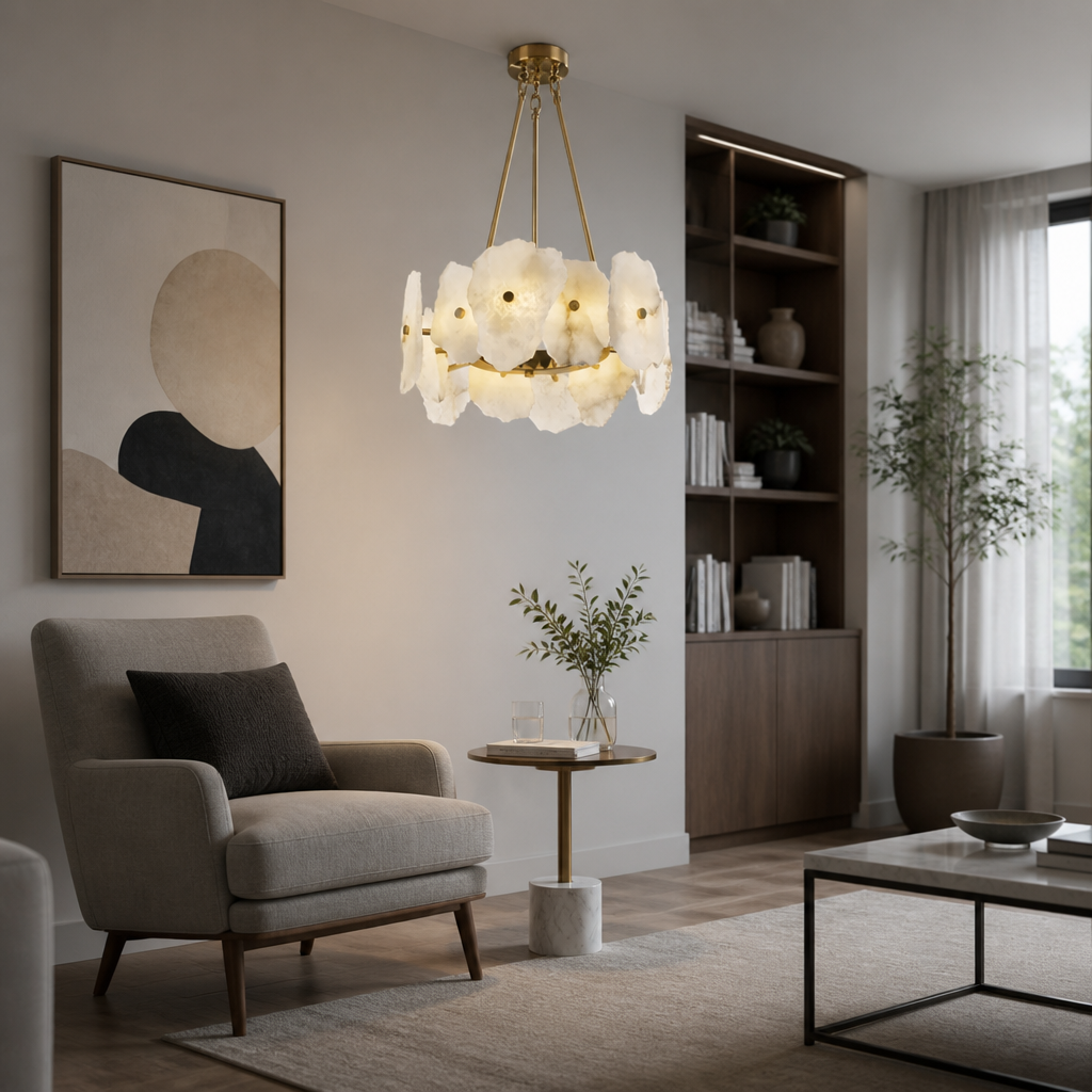 Marble LED Multi-Sphere Pendant Light