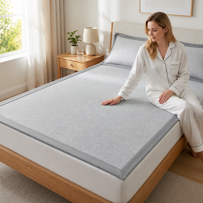 Mattress Protector Ice Silk Cooling With Pillowcases
