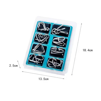 Metal Puzzle Interlocking Pocket-Sized
