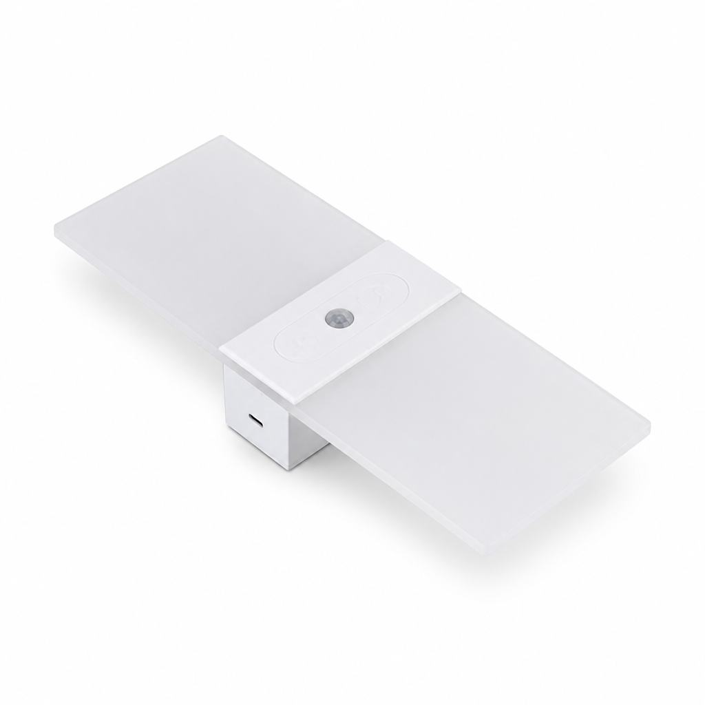 Minimalist Acrylic LED Magnetic Mount Wall Sconce