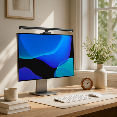Minimalist Aluminum Asymmetric LED Desk Lamp