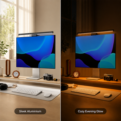 Minimalist Aluminum Asymmetric LED Desk Lamp