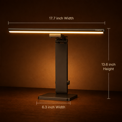 Minimalist Aluminum Asymmetric LED Desk Lamp