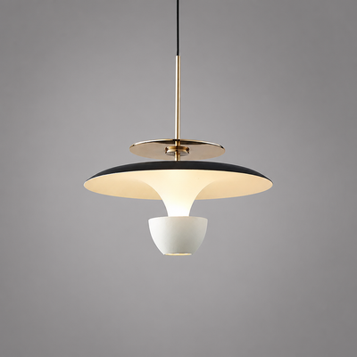 Minimalist Aluminum LED Adjustable Height Pendant Light