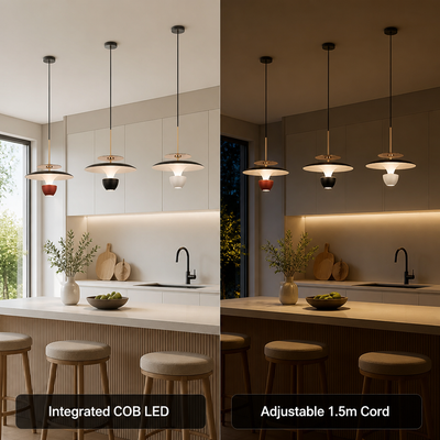 Minimalist Aluminum LED Adjustable Pendant Light