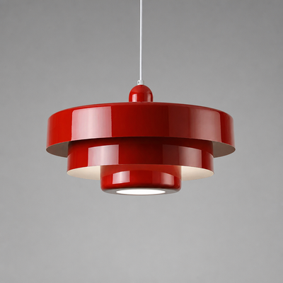 Minimalist Aluminum LED Flying Saucer Pendant Light