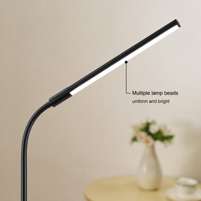Minimalist Aluminum LED Gooseneck Floor Lamp