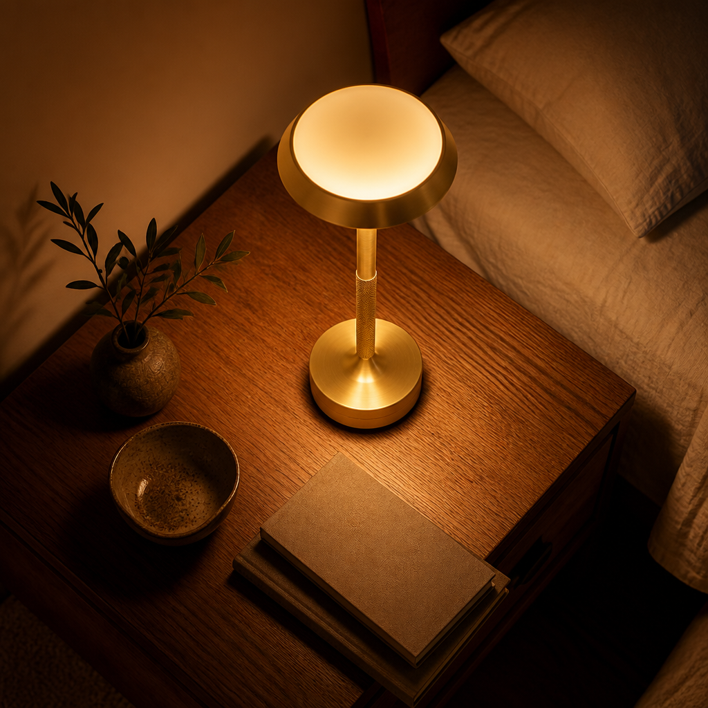 Minimalist Aluminum LED Touch Table Lamp