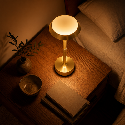 Minimalist Aluminum LED Touch Table Lamp