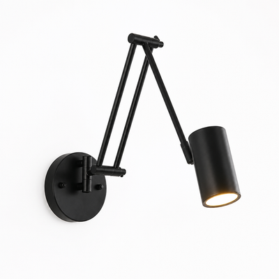 Minimalist Black LED Folding Wall Sconce