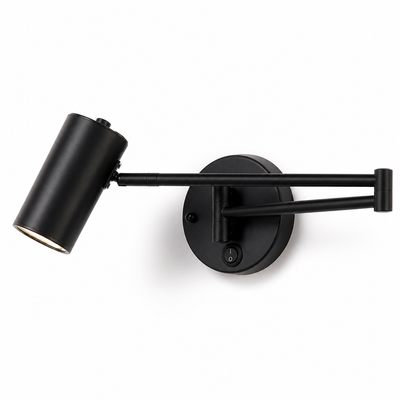 Minimalist Black LED Folding Wall Sconce