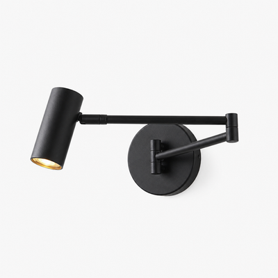 Minimalist Black LED Folding Wall Sconce