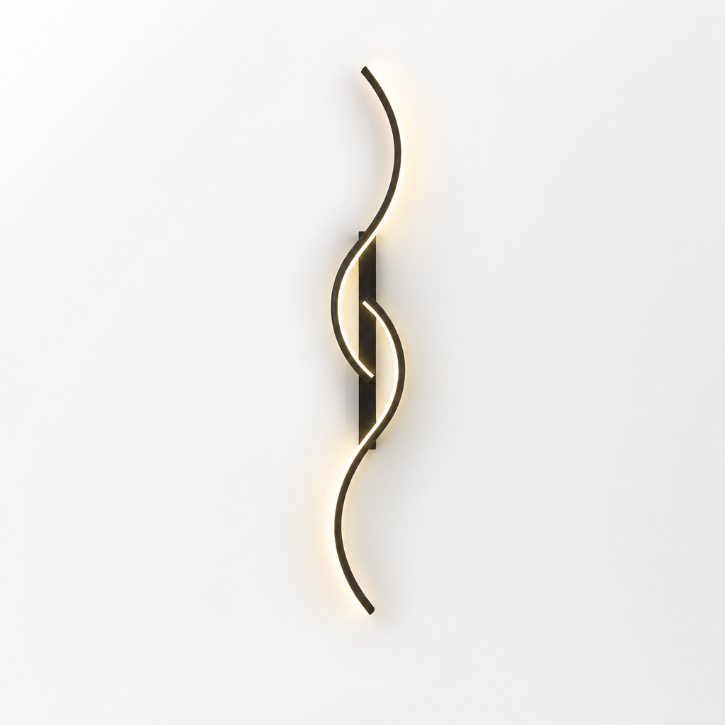Minimalist Black LED Slim Linear Wall Sconce