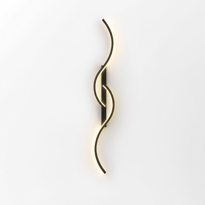 Minimalist Black LED Slim Linear Wall Sconce