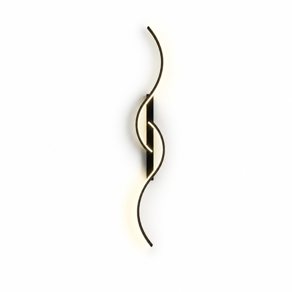 Minimalist Black LED Slim Linear Wall Sconce