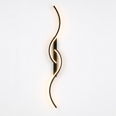 Minimalist Black LED Slim Linear Wall Sconce
