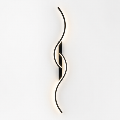 Minimalist Black LED Slim Linear Wall Sconce