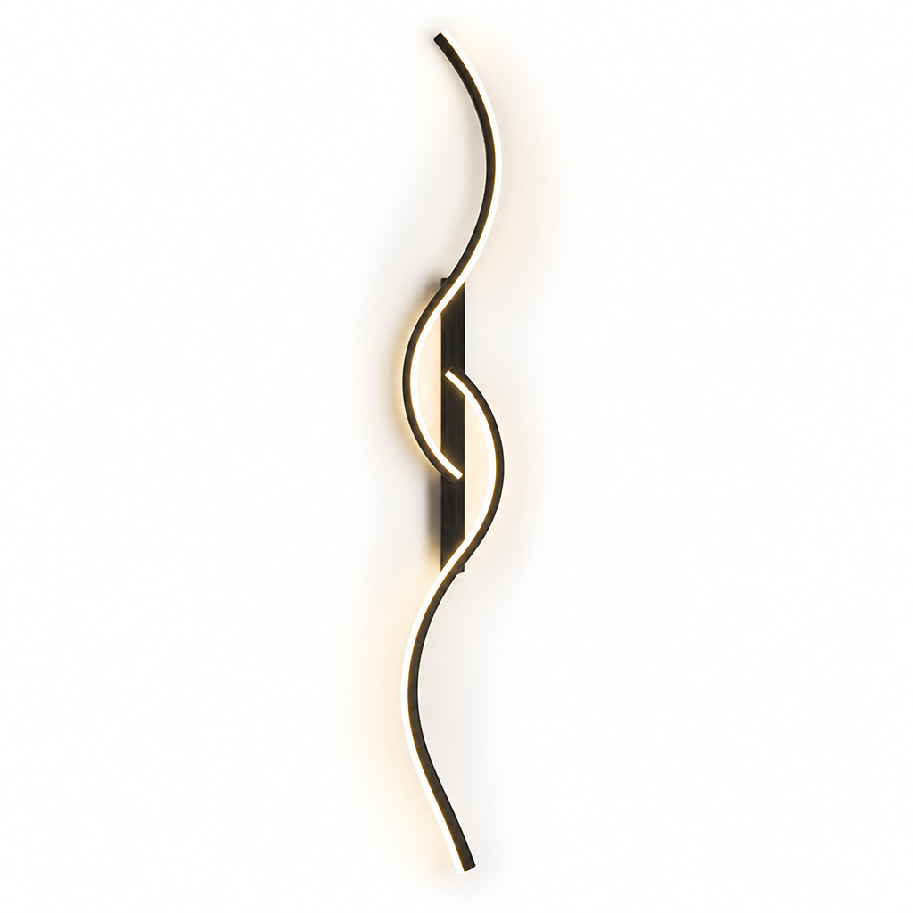 Minimalist Black LED Slim Linear Wall Sconce