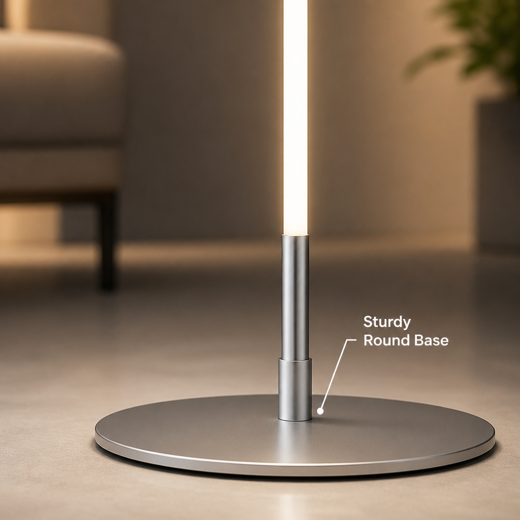 Minimalist Cylindrical LED Floor Lamp