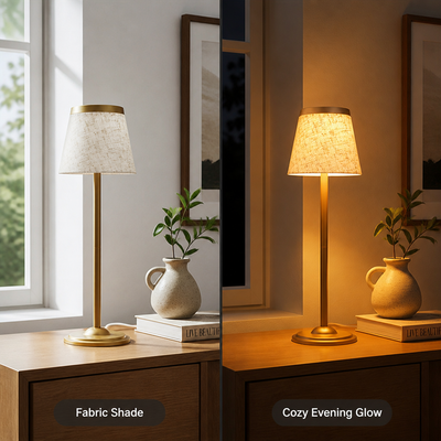 Minimalist Fabric LED Desk Lamp