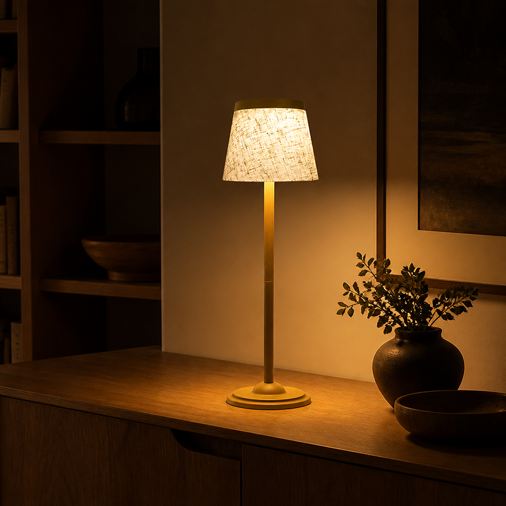 Minimalist Fabric LED Desk Lamp