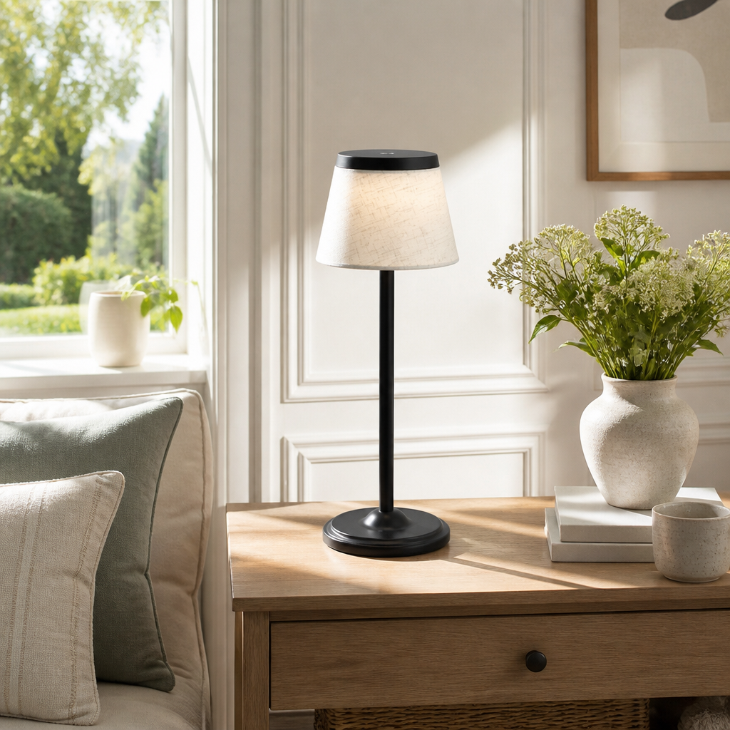 Minimalist Fabric LED Desk Lamp