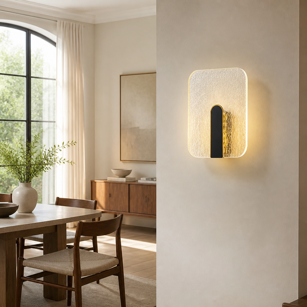 Minimalist Frosted Acrylic LED Wall Sconce