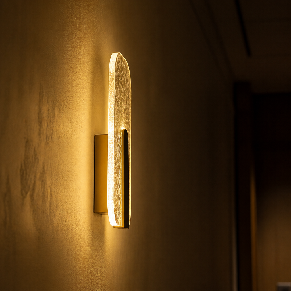 Minimalist Frosted Acrylic LED Wall Sconce