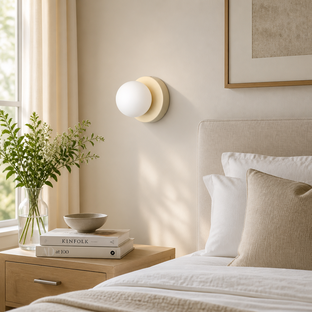 Minimalist Glass LED Wall Sconce