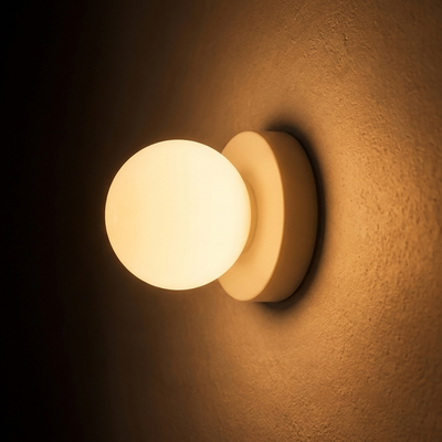 Minimalist Glass LED Wall Sconce