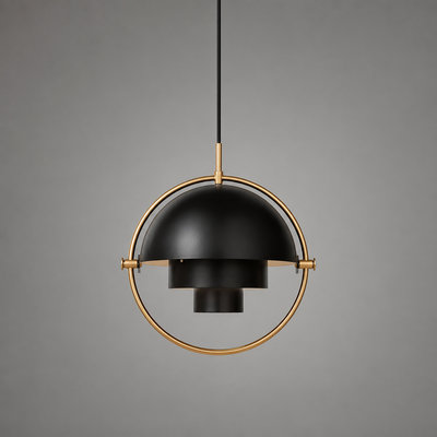 Minimalist Glass Rotating Globe Pendant Light