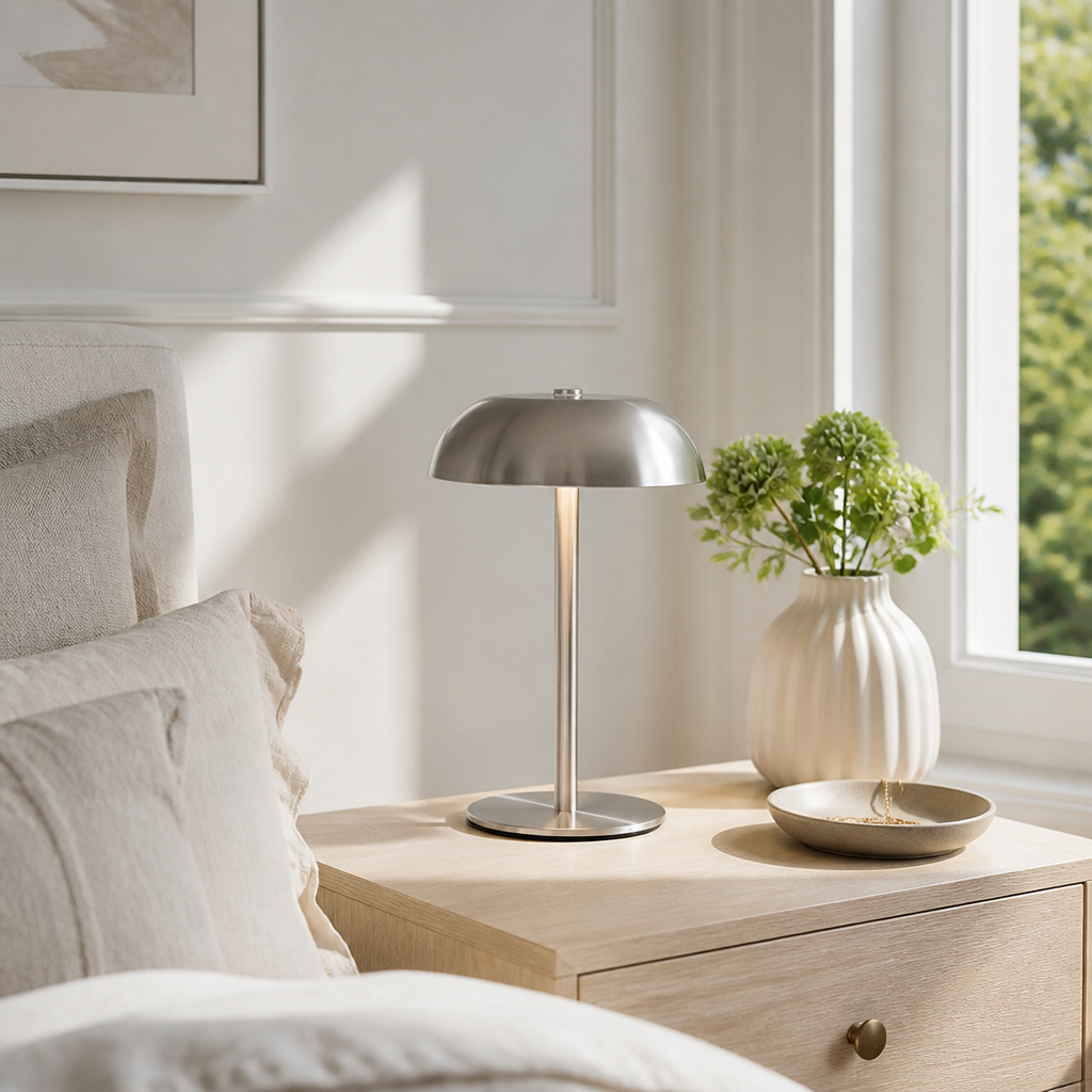Minimalist Golden LED Touch Dimmer Desk Lamp