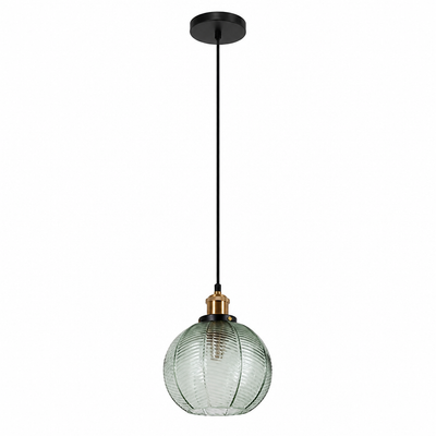 Minimalist Green Glass Detachable Shade Pendant Light