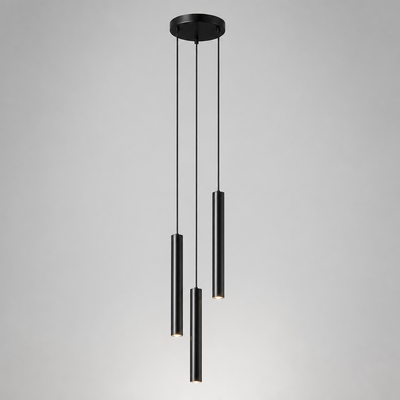 Minimalist Iron LED Multi-Head Pendant Light