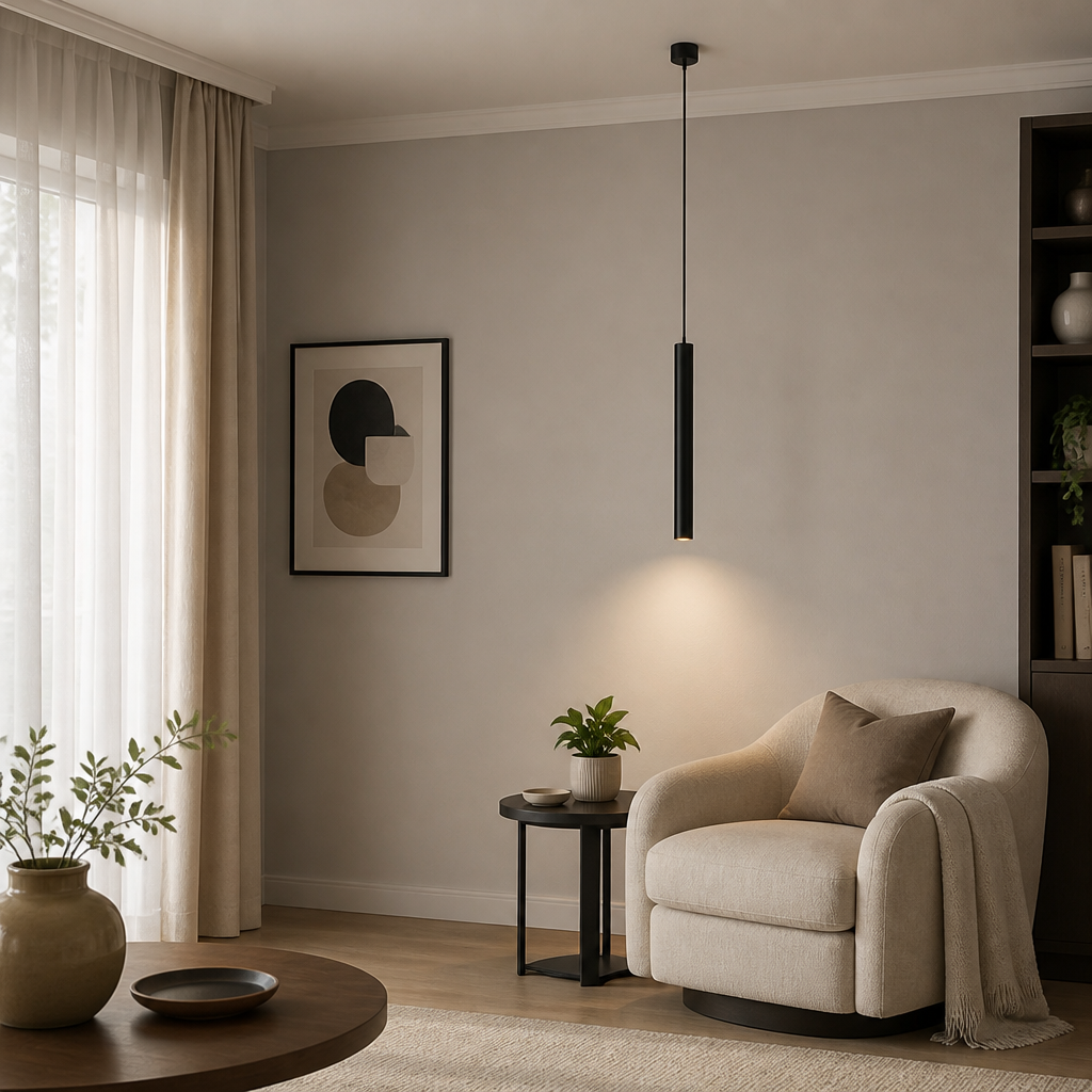 Minimalist Iron LED Multi-Head Pendant Light
