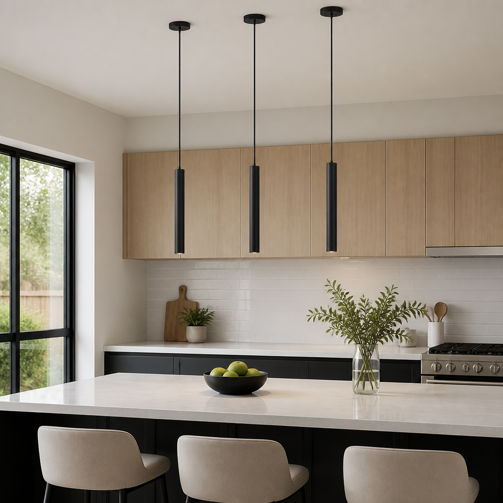 Minimalist Iron LED Spotlight Pendant Light
