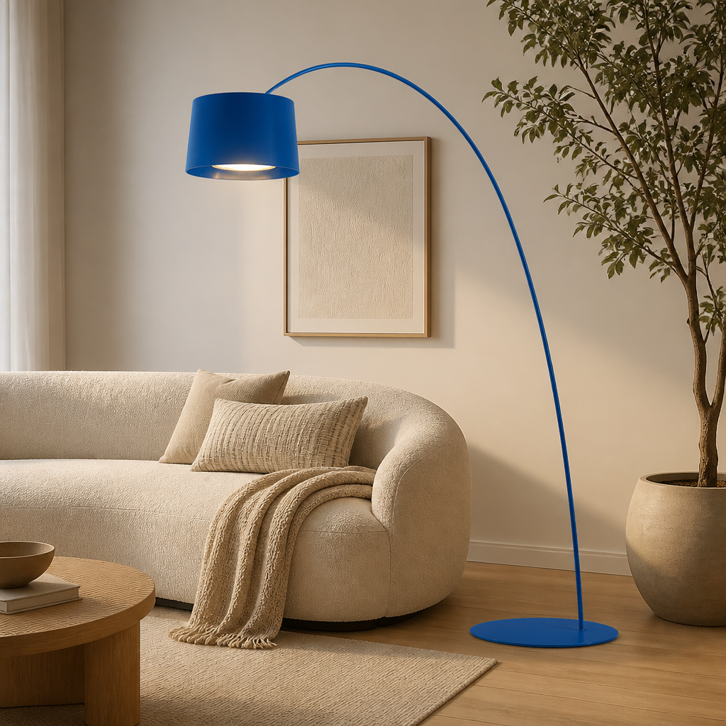 Minimalist LED Arc Floor Lamp