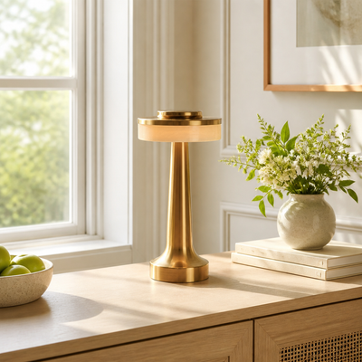 Minimalist LED Cordless Table Lamp