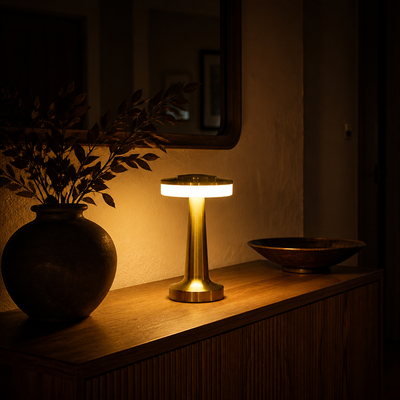 Minimalist LED Cordless Table Lamp