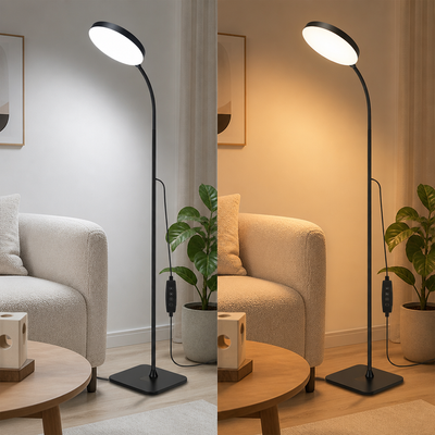 Minimalist LED Flexible Gooseneck Floor Lamp