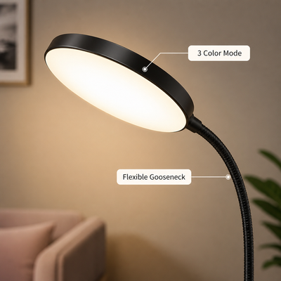 Minimalist LED Flexible Gooseneck Floor Lamp