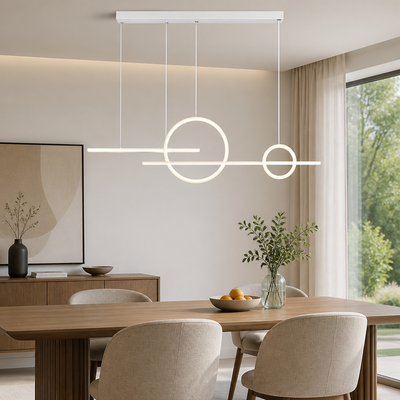 Minimalist LED Linear Pendant Light