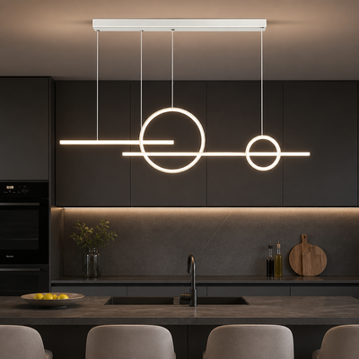 Minimalist LED Linear Pendant Light